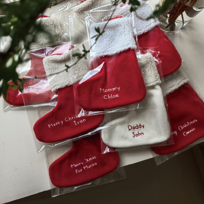 【カスタマイズ対応】クリスマスソックス kocol