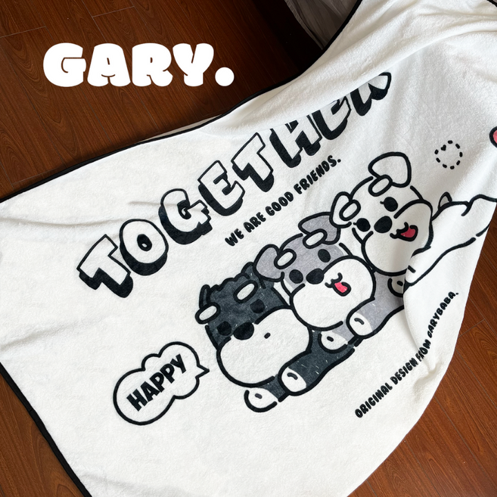 GARY.BABA シュナウザー お昼寝 ブランケット