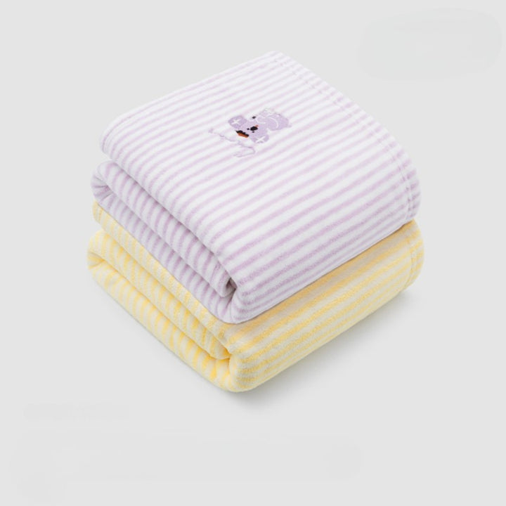 Striped antibacterial towel