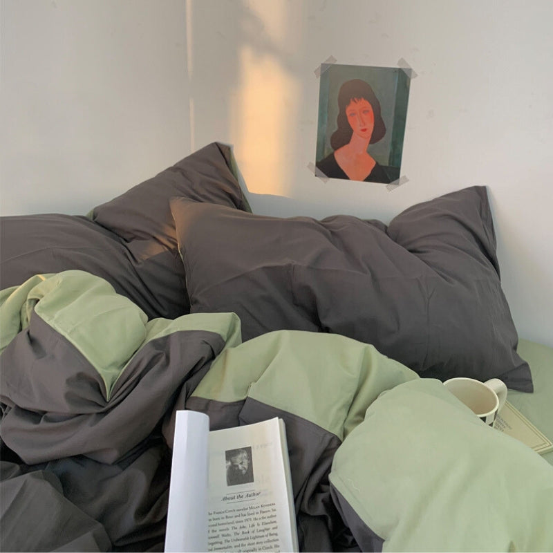 ダブルカラー2トーン寝具セット 