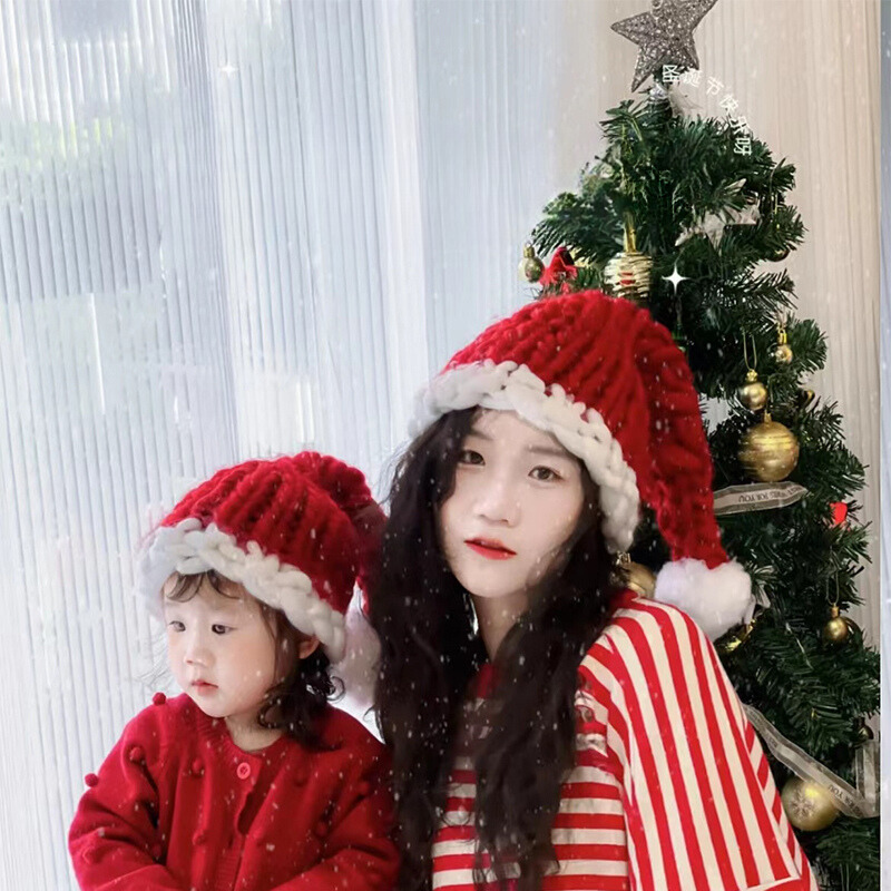 ニットウールサンタ帽子 kocol