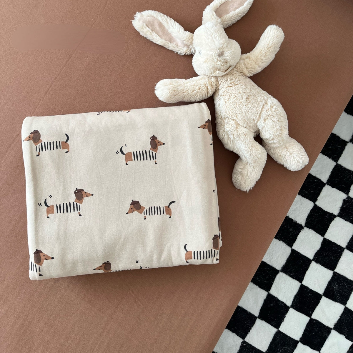 ダックスフンド 総柄寝具セット kocol