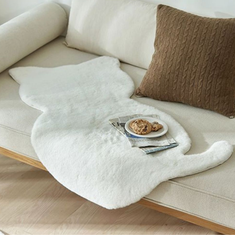 キャットシルエットラグマット kocol