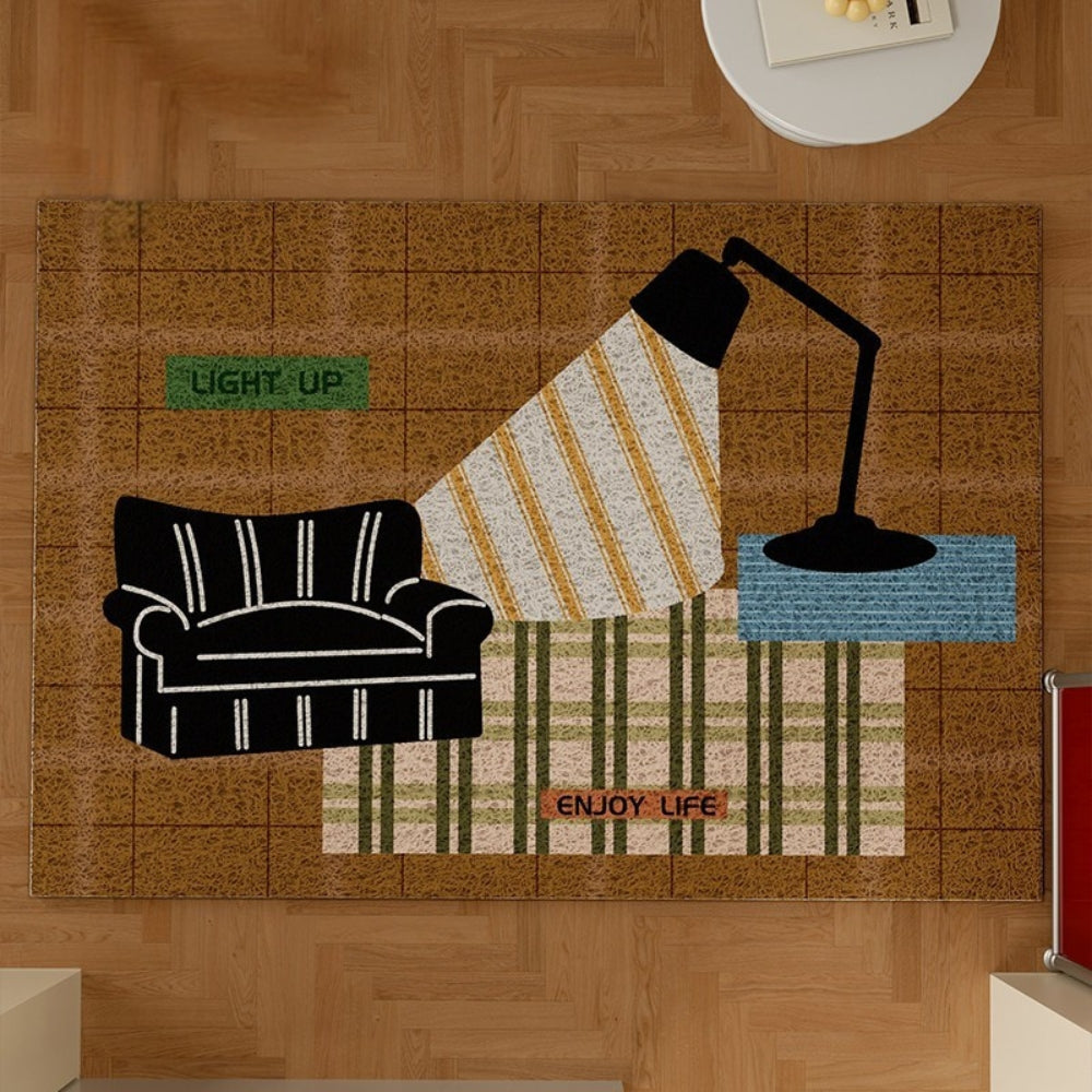 ライフアートドアマット ソファ