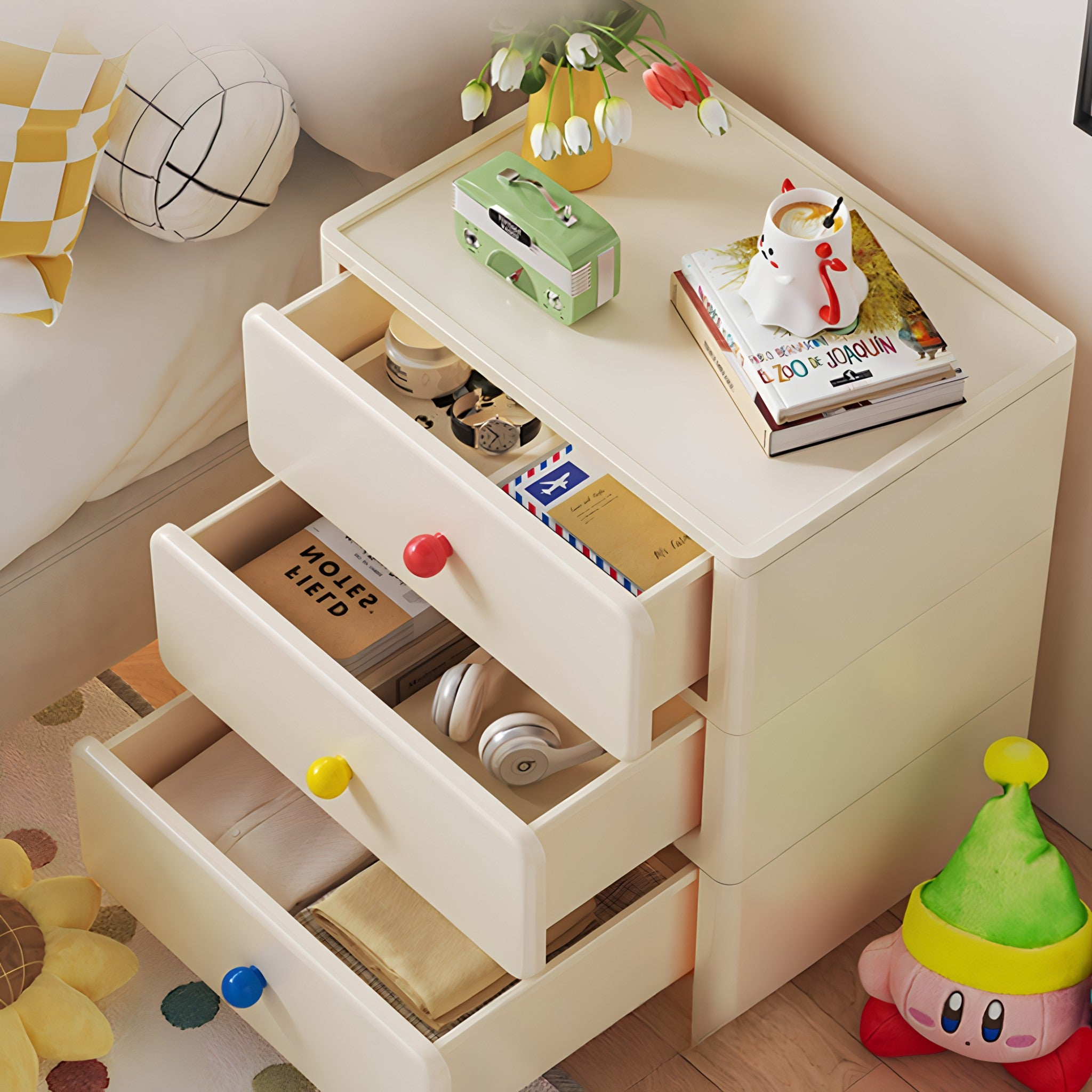 Pop Color Rolling Chest