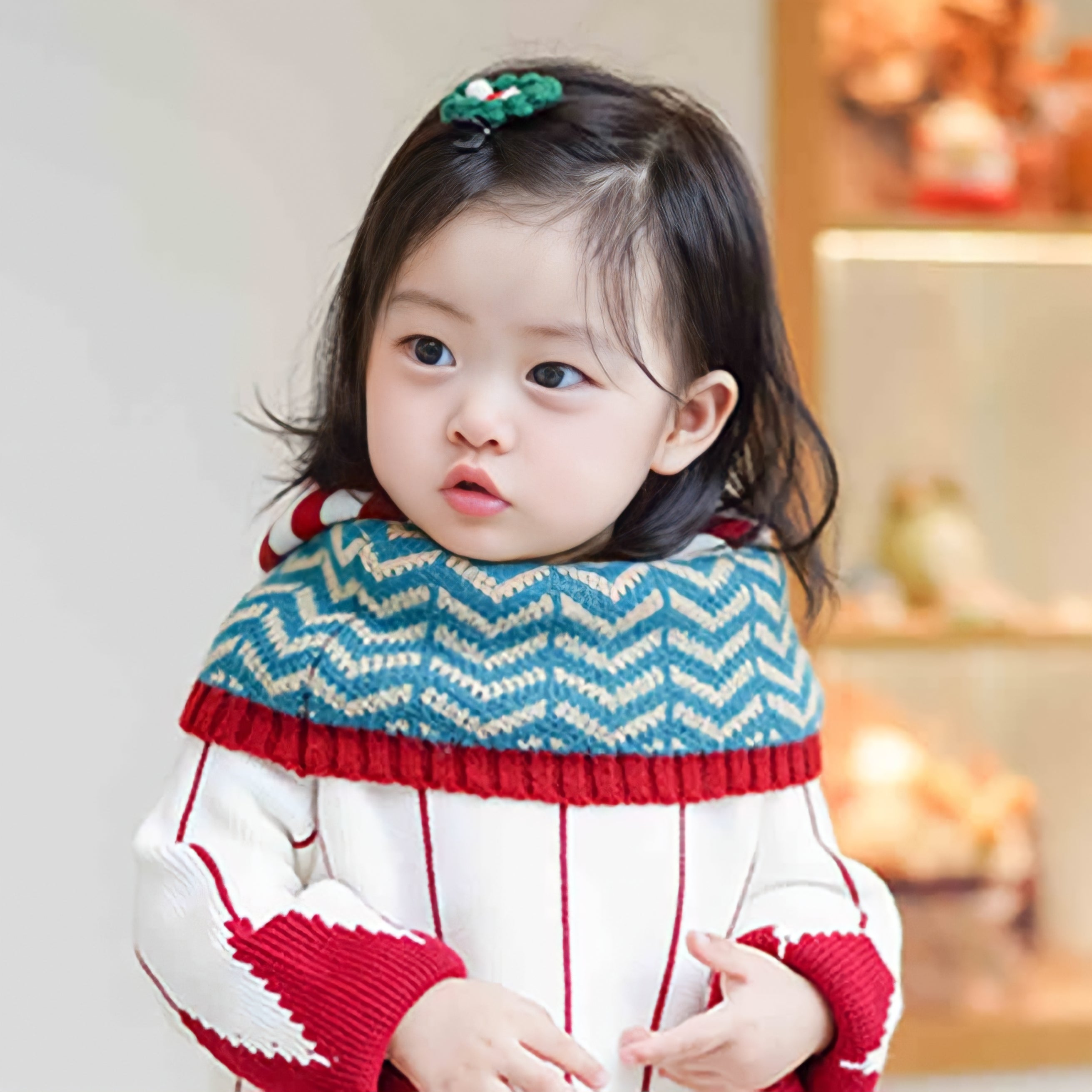 フード付きキッズクリスマスコスチューム