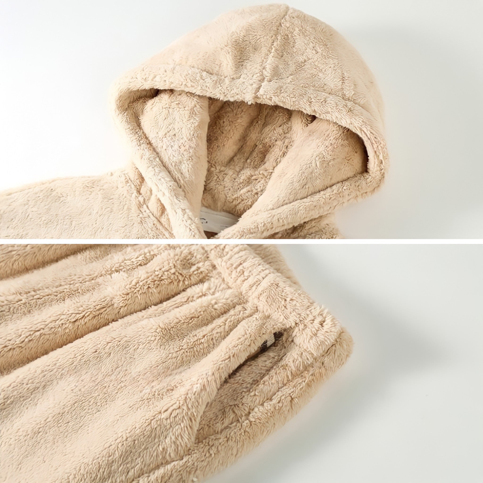 ふわもこフーディービッグシルエットルームウェア