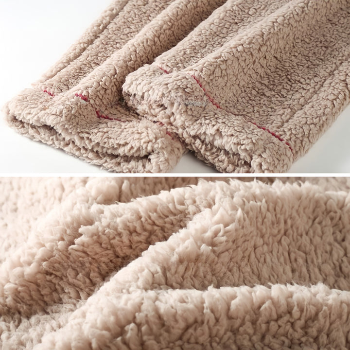 パイピング襟付きふわもこルームウェア