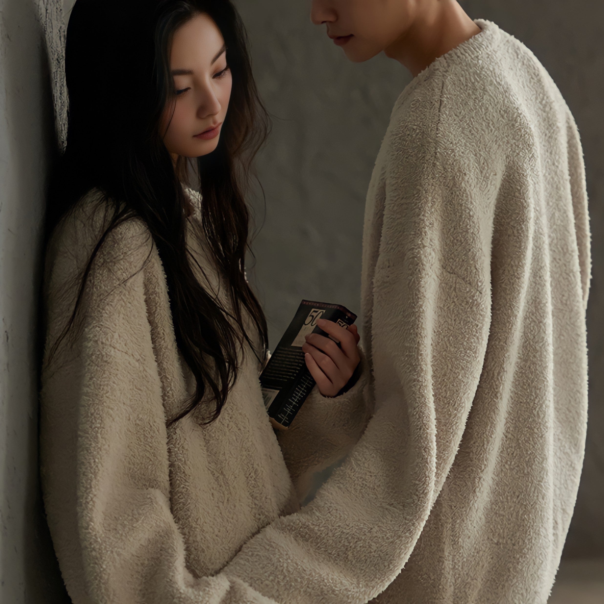 ミックスパターンふわもこルームウェア