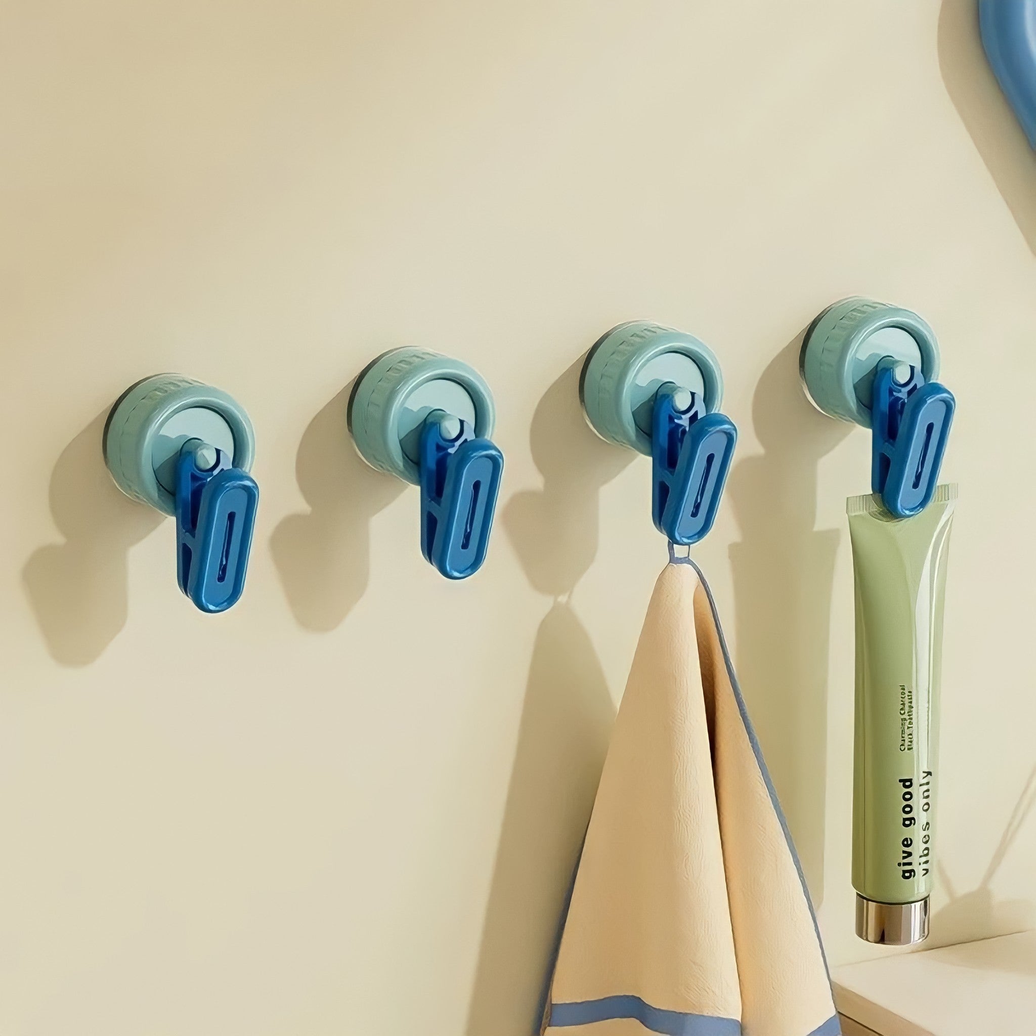 ニュアンスカラー吸盤クリップフック