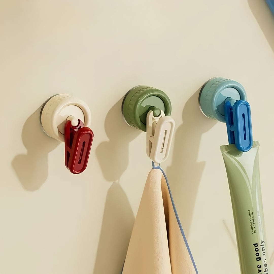 ニュアンスカラー吸盤クリップフック