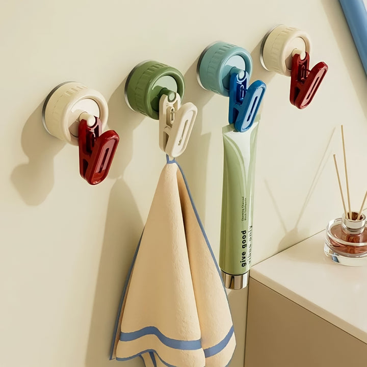 ニュアンスカラー吸盤クリップフック