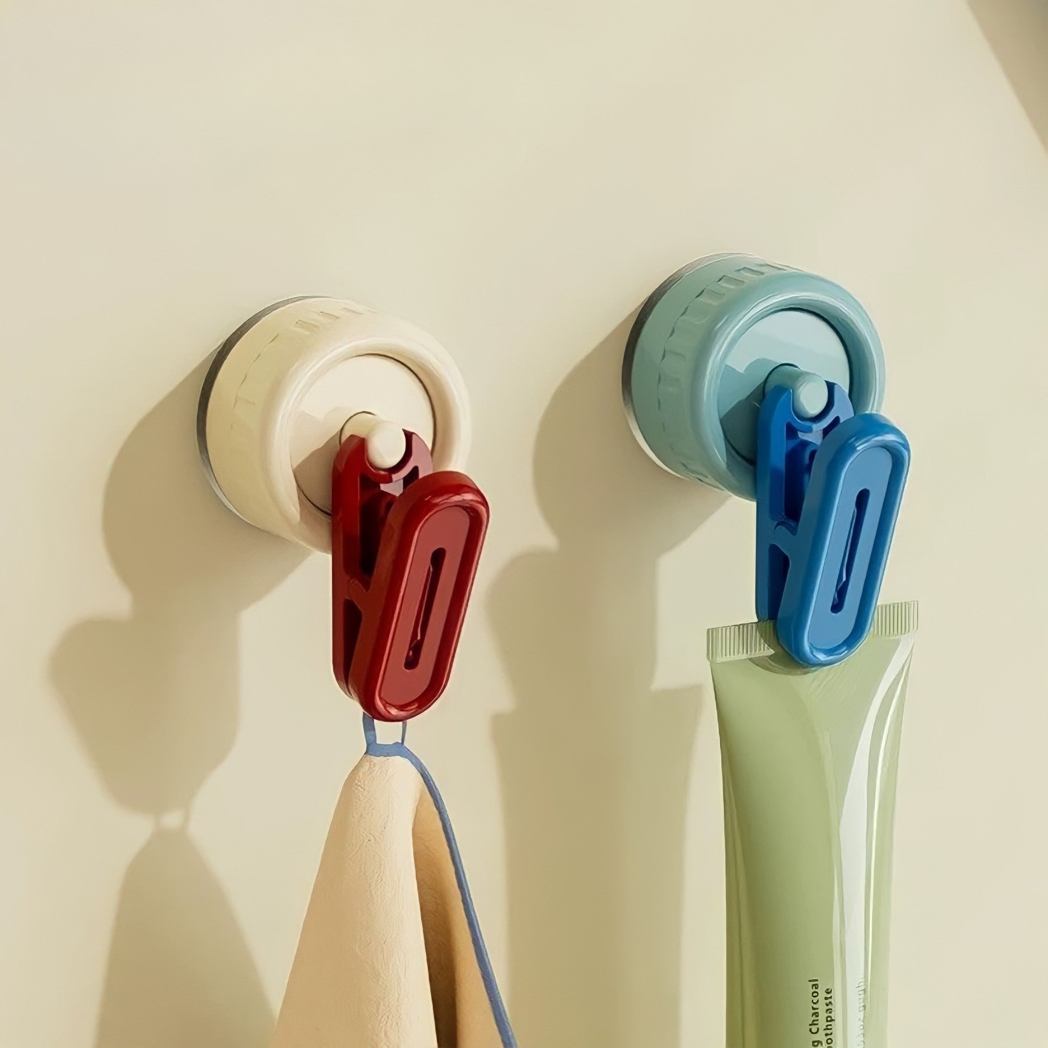 ニュアンスカラー吸盤クリップフック