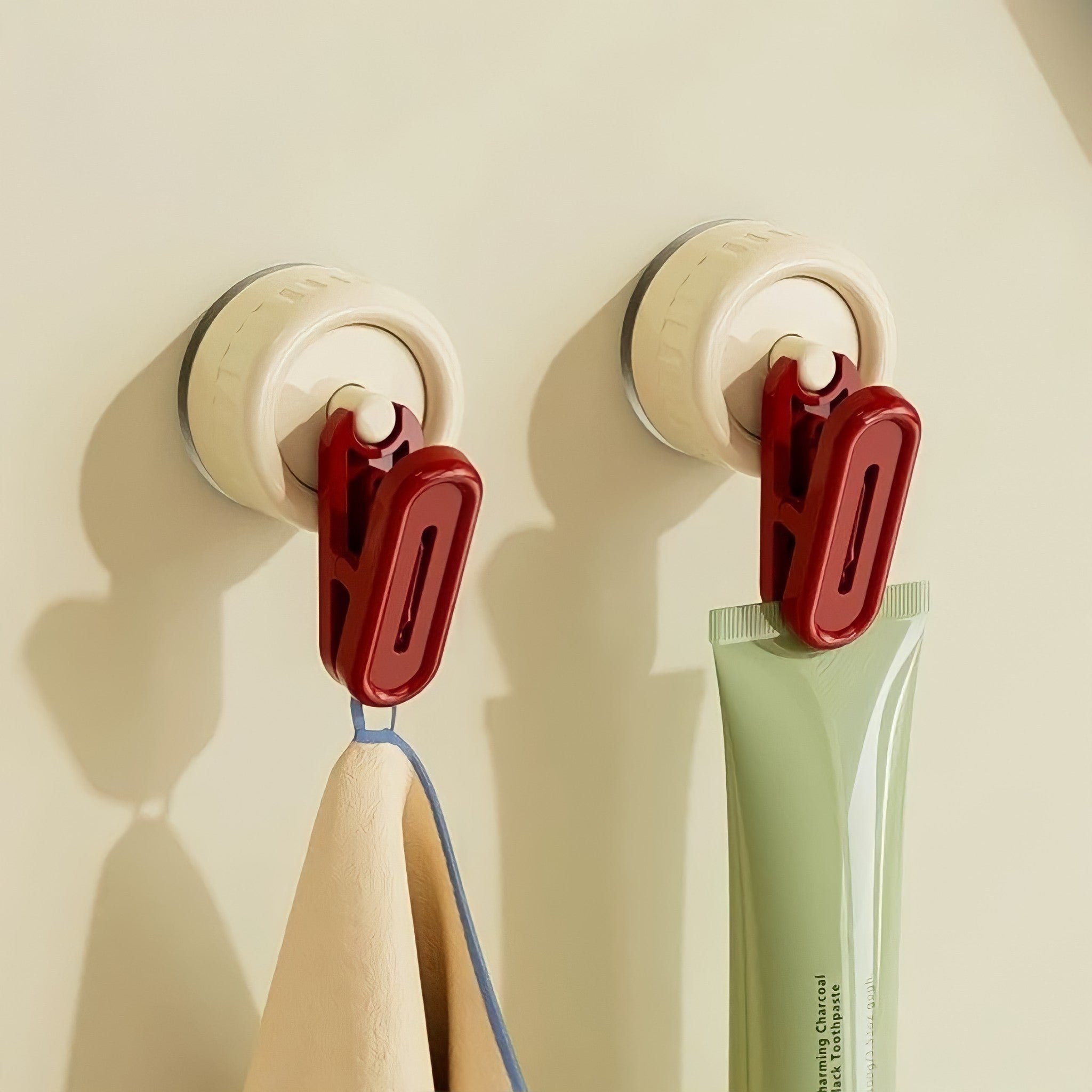 ニュアンスカラー吸盤クリップフック