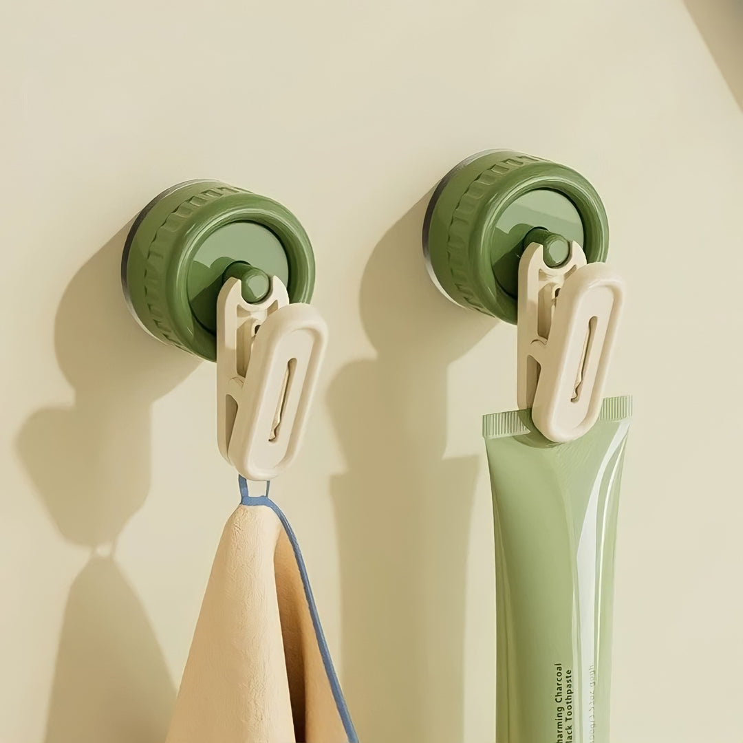 ニュアンスカラー吸盤クリップフック