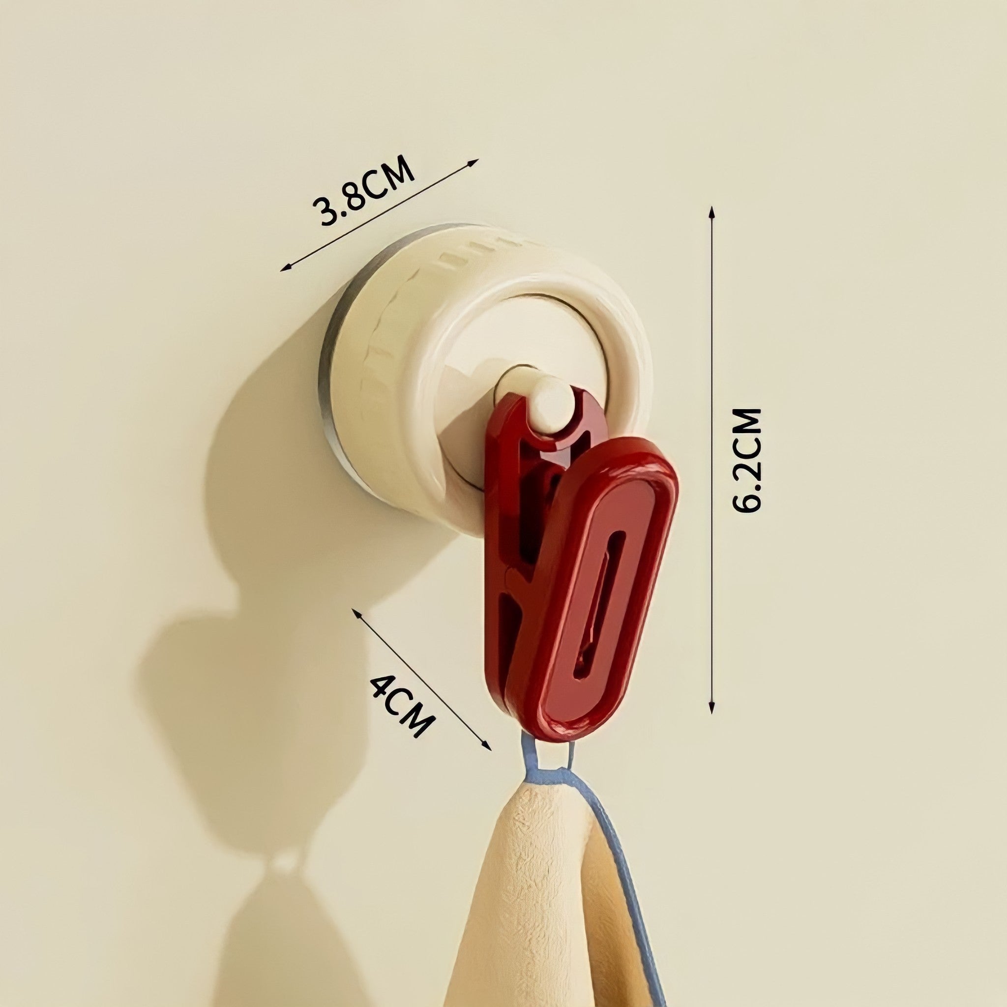 ニュアンスカラー吸盤クリップフック