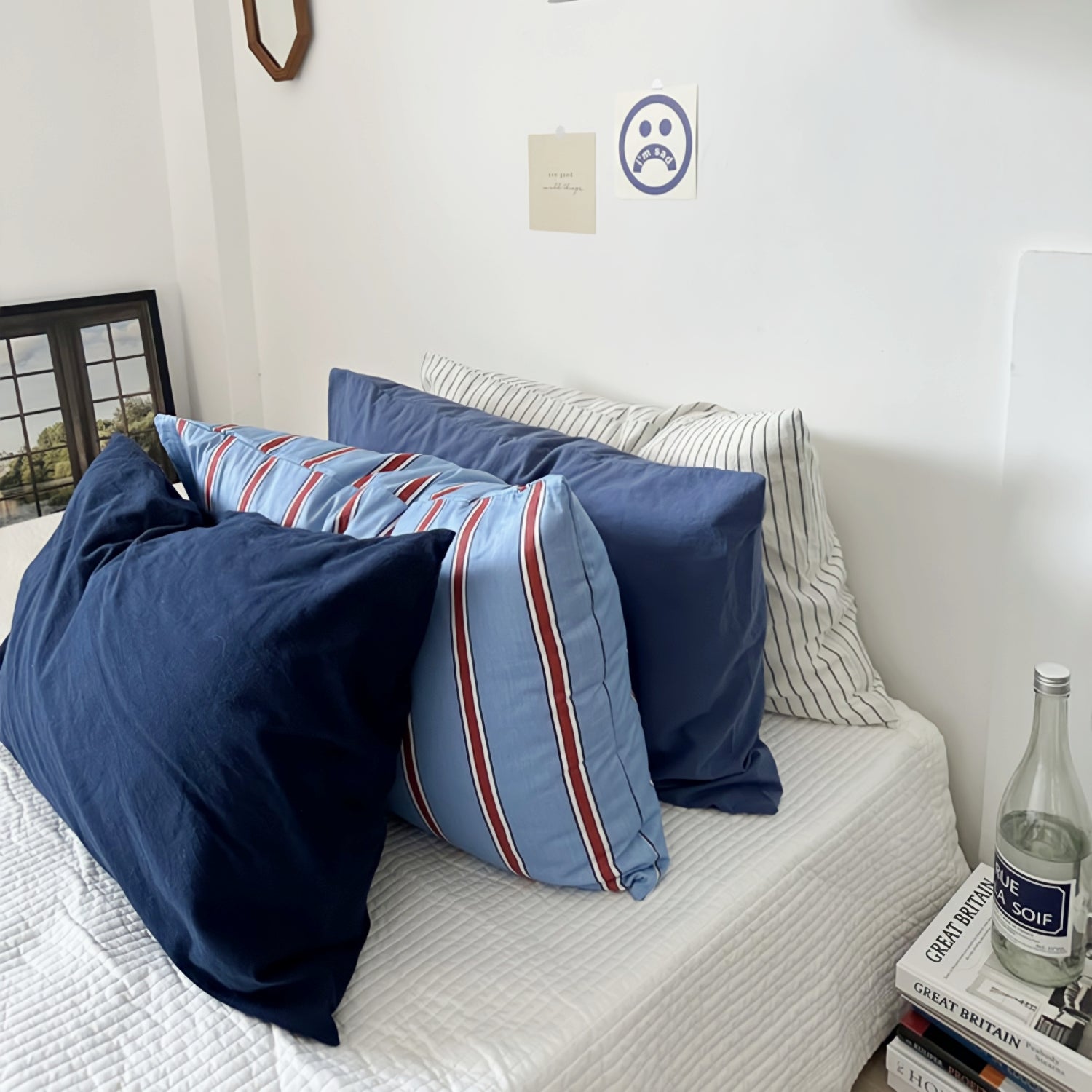 パターンミックス枕カバー