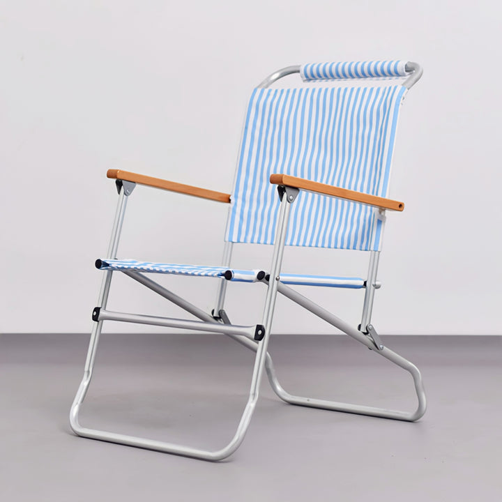 Folding Striped Leisure Chair