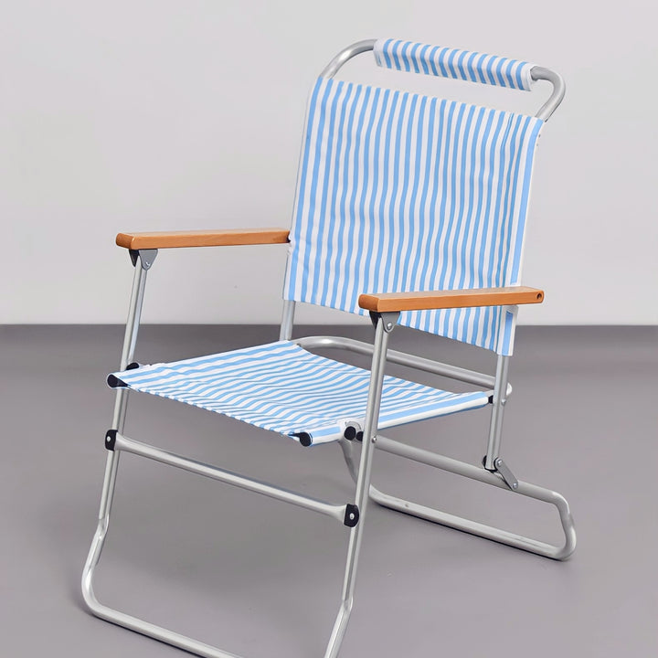 Folding Striped Leisure Chair
