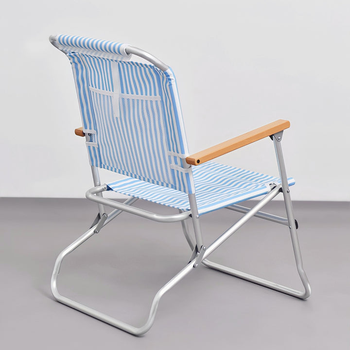 Folding Striped Leisure Chair