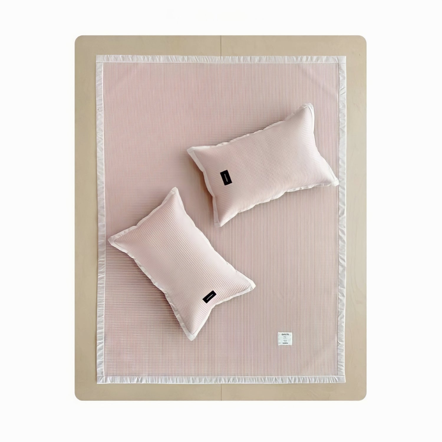 Waffle Ice Silk Cool Mat Pink