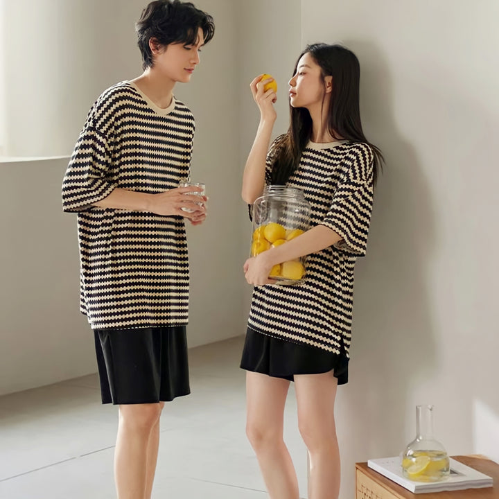 Wave Border Loungewear 
