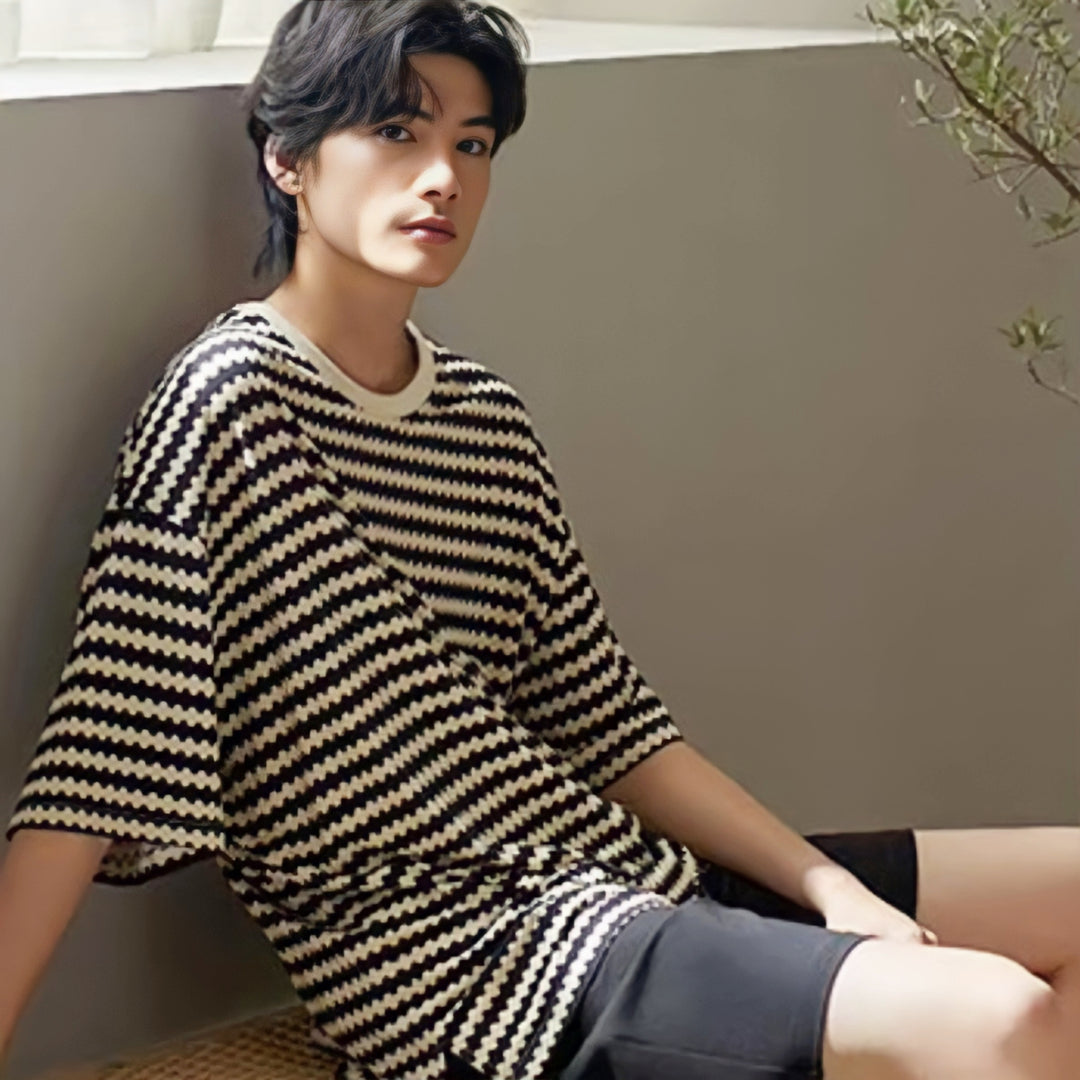 Wave Border Loungewear 