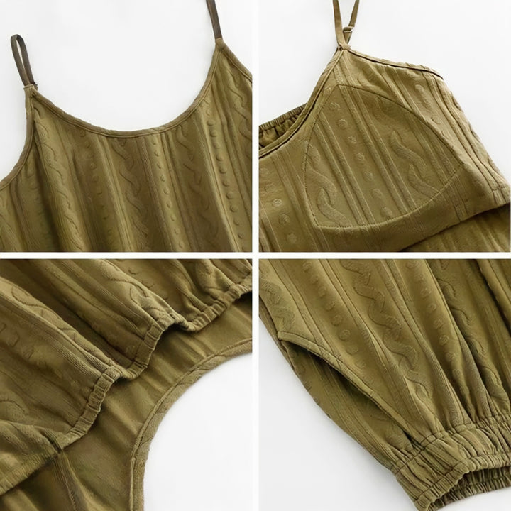 Summer pure cotton camisole loungewear 
