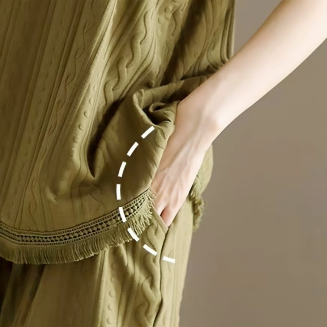 Summer pure cotton camisole loungewear 