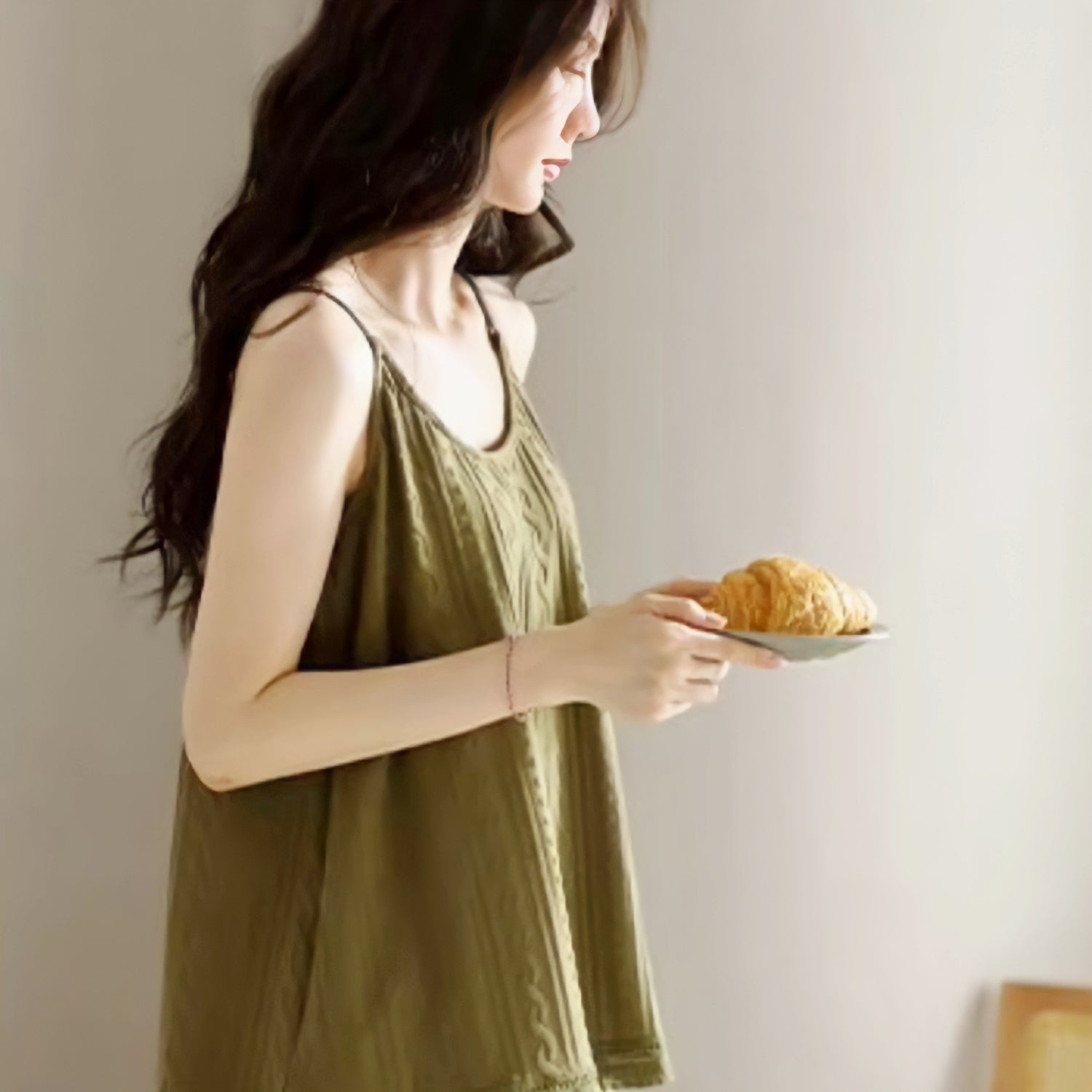 Summer pure cotton camisole loungewear 