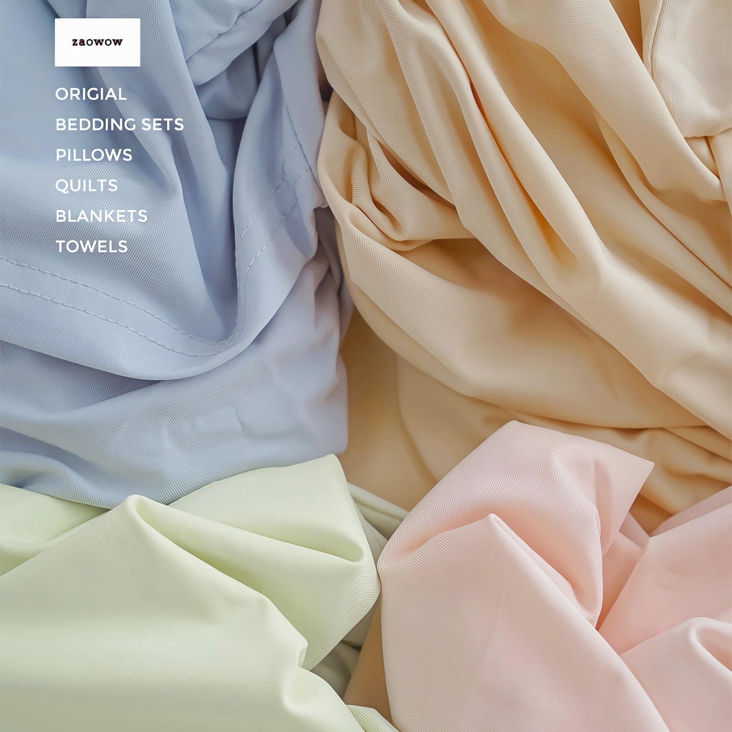 Macaron color cooling mat & pillowcase set