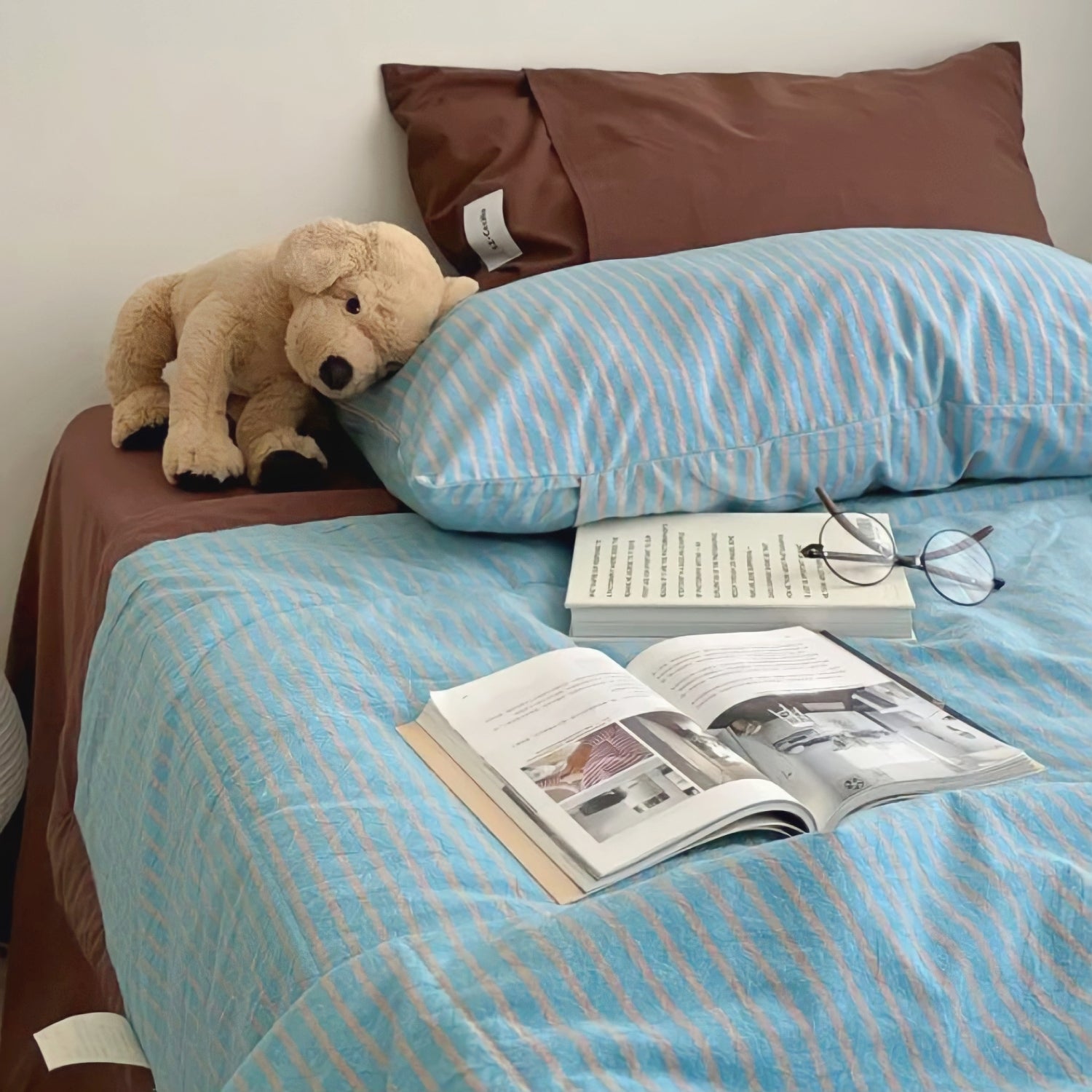 ストライプサマーコットンキルト 