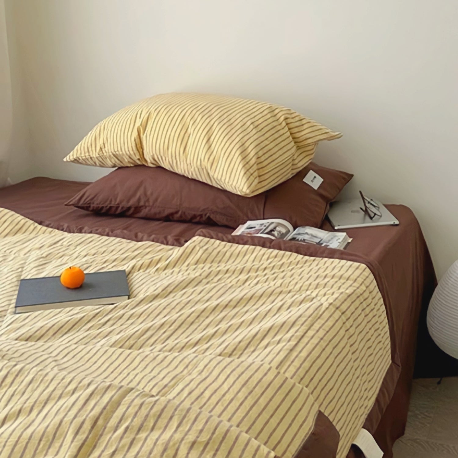 ストライプサマーコットンキルト 