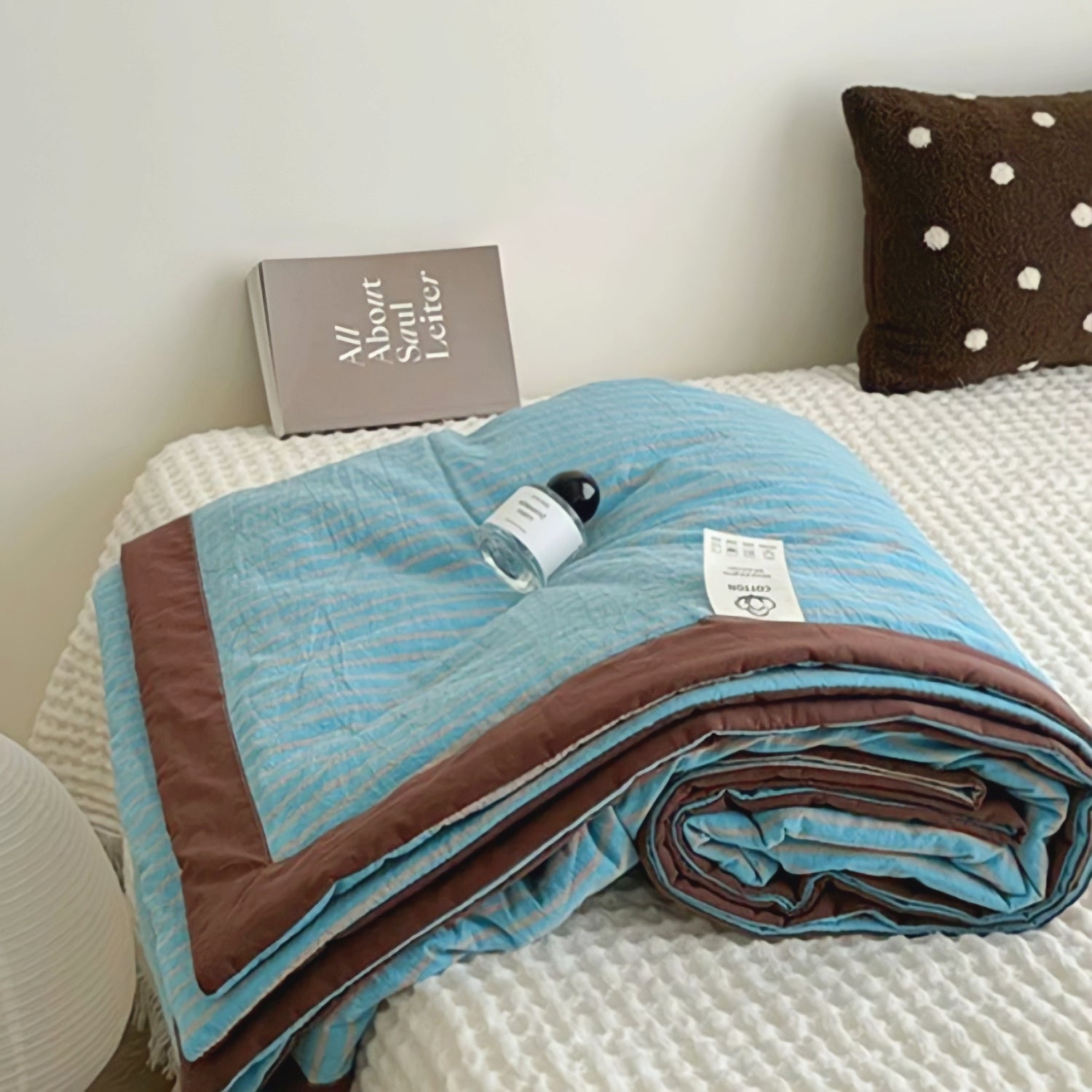 ストライプサマーコットンキルト 