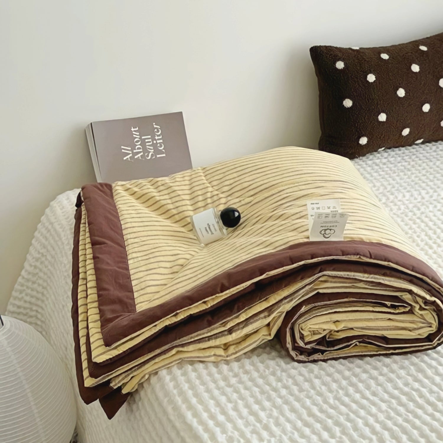 ストライプサマーコットンキルト 