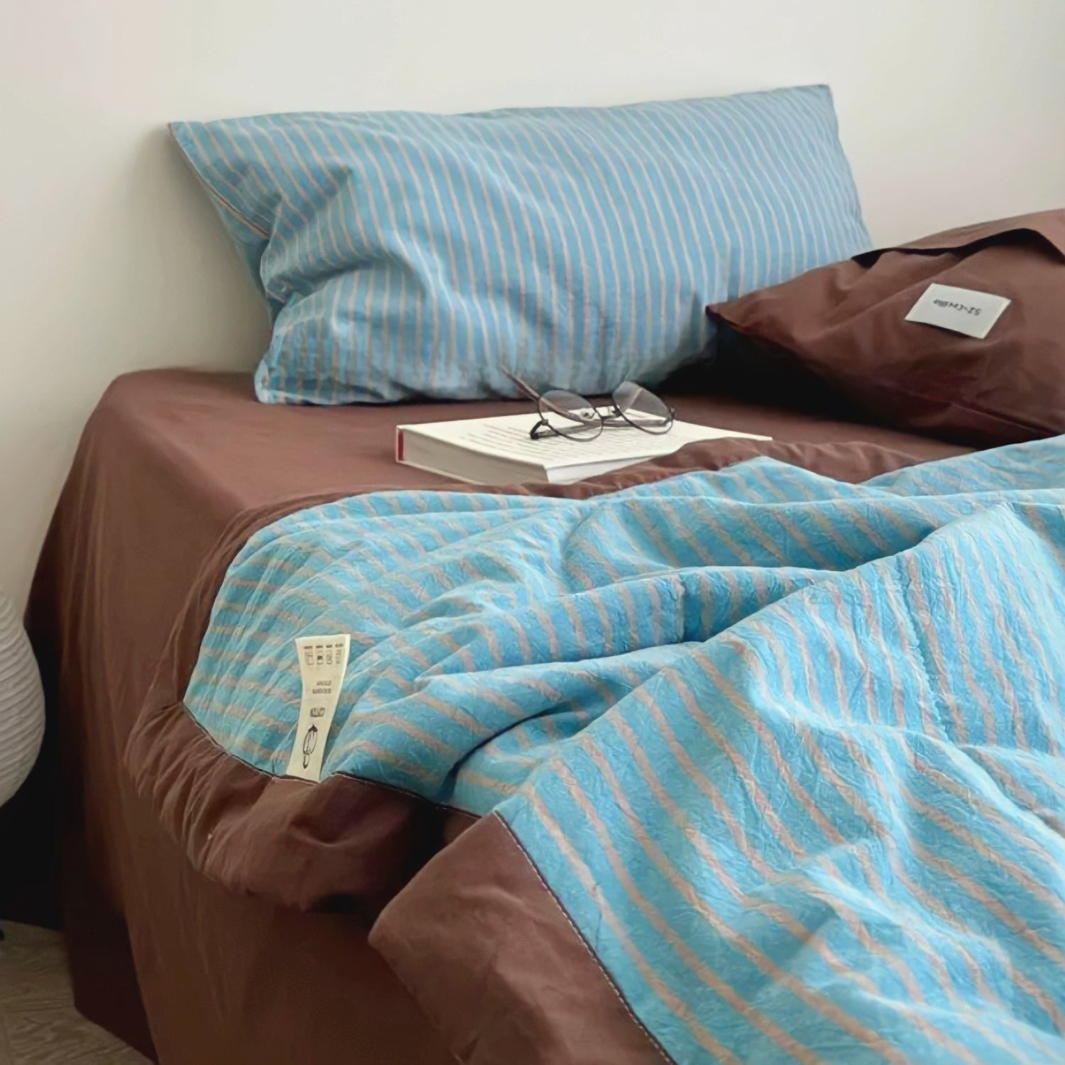 ストライプサマーコットンキルト 