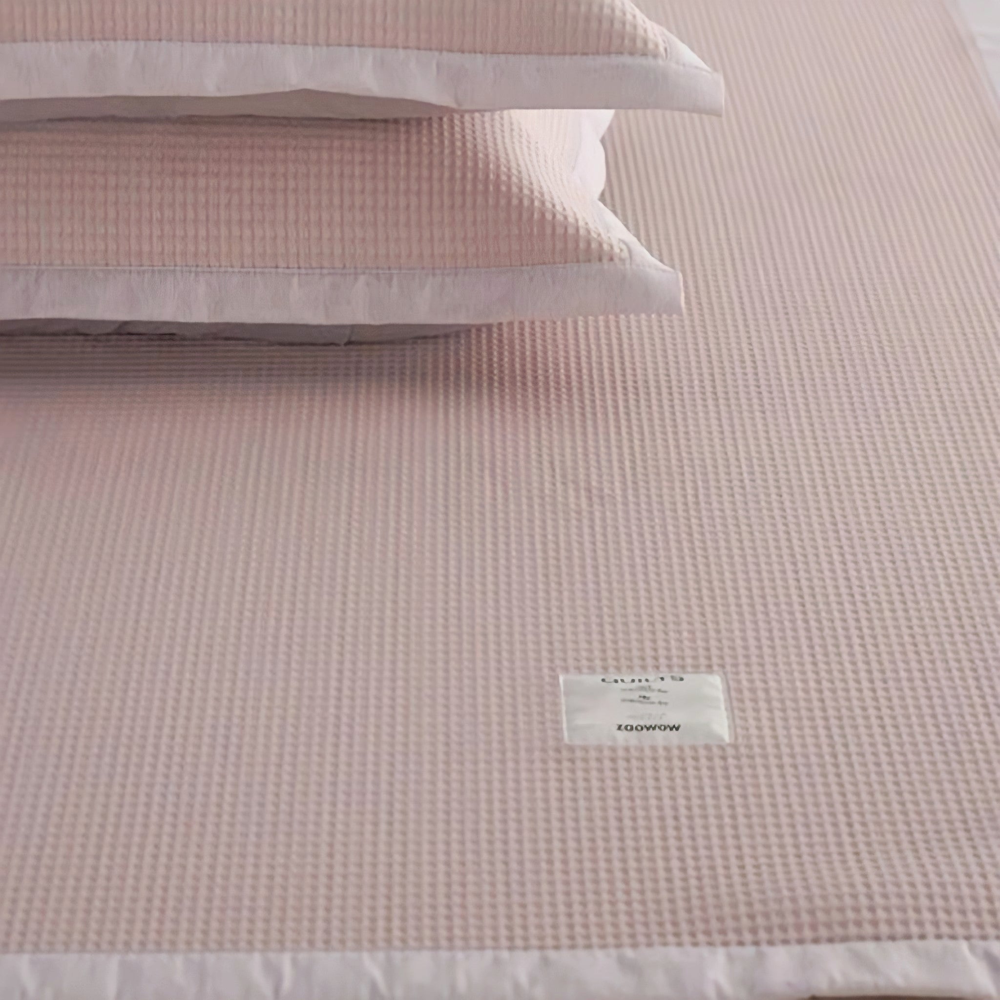 Waffle Ice Silk Cool Mat Pink