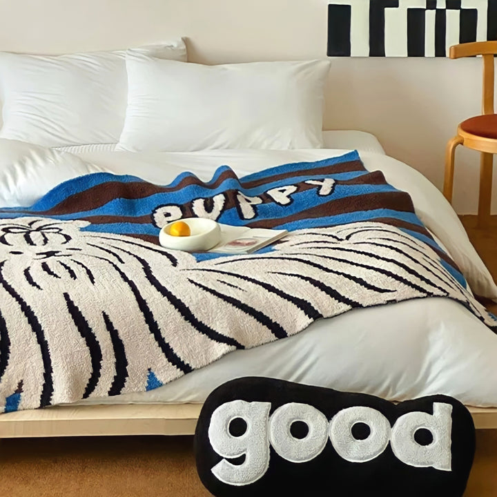 ニットフリースビッグヨーキーブランケット