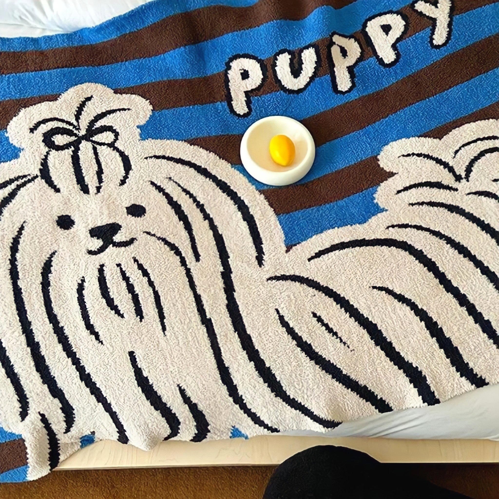 ニットフリースビッグヨーキーブランケット