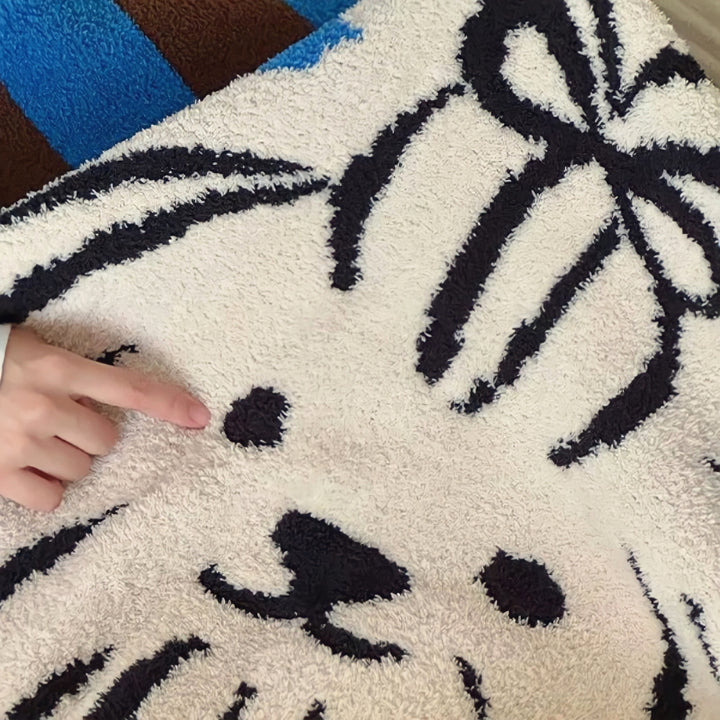 ニットフリースビッグヨーキーブランケット