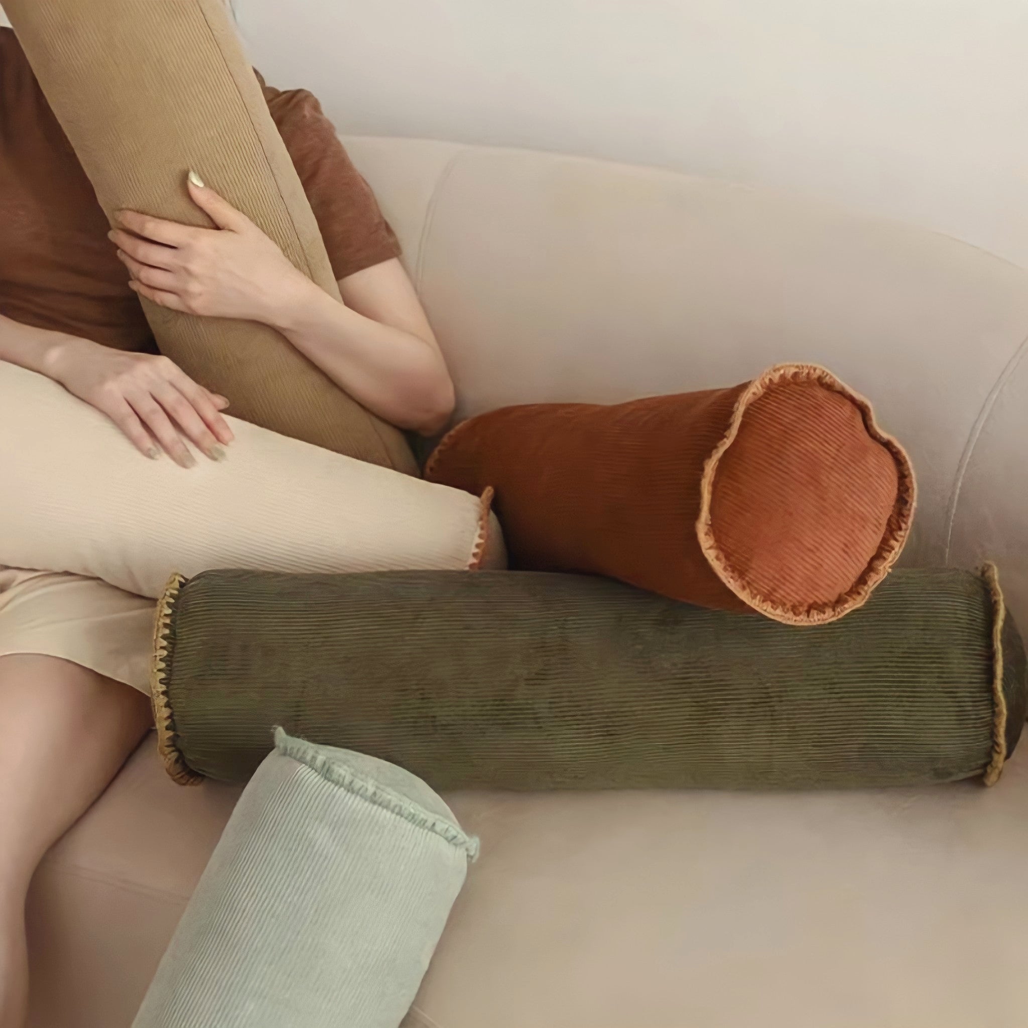 コーデュロイキャンディピロー