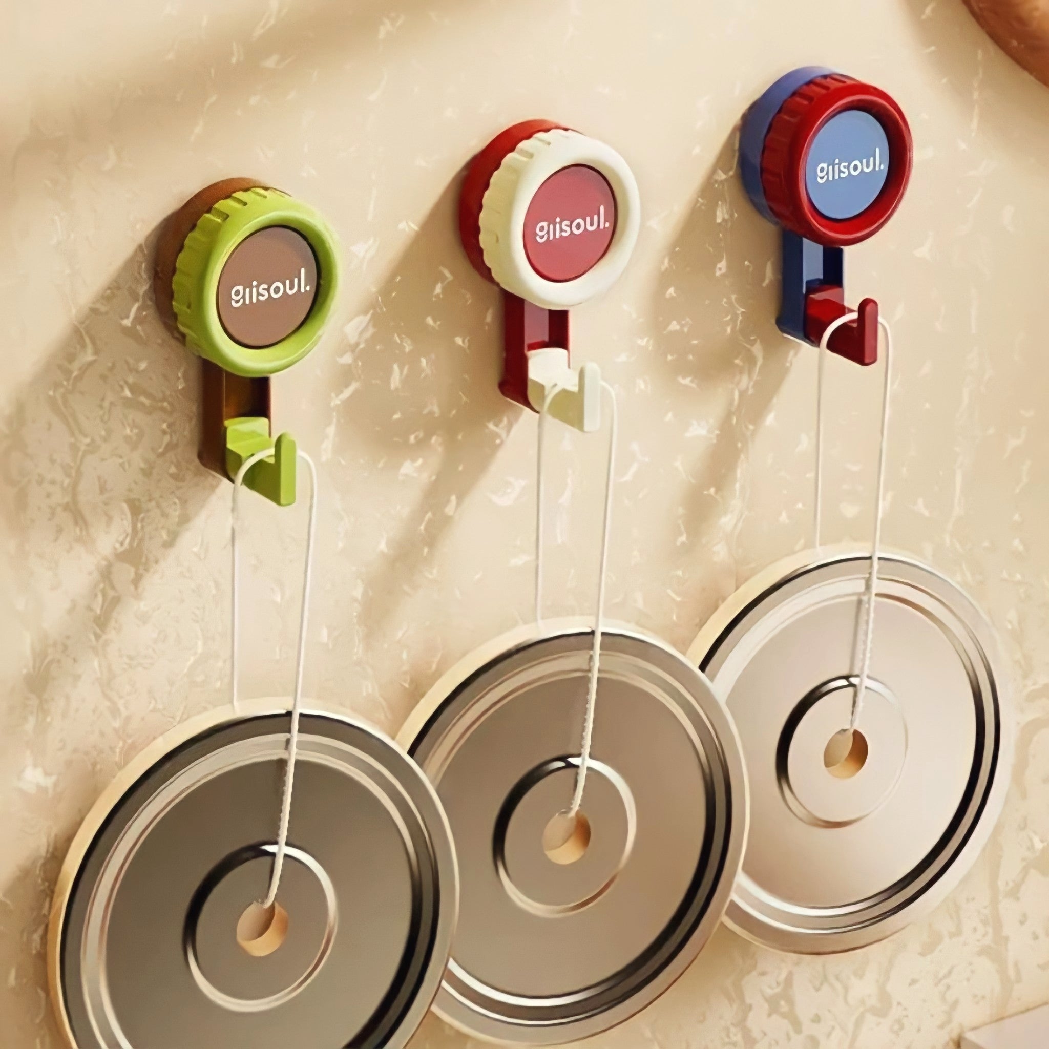 Combination color suction cup hook