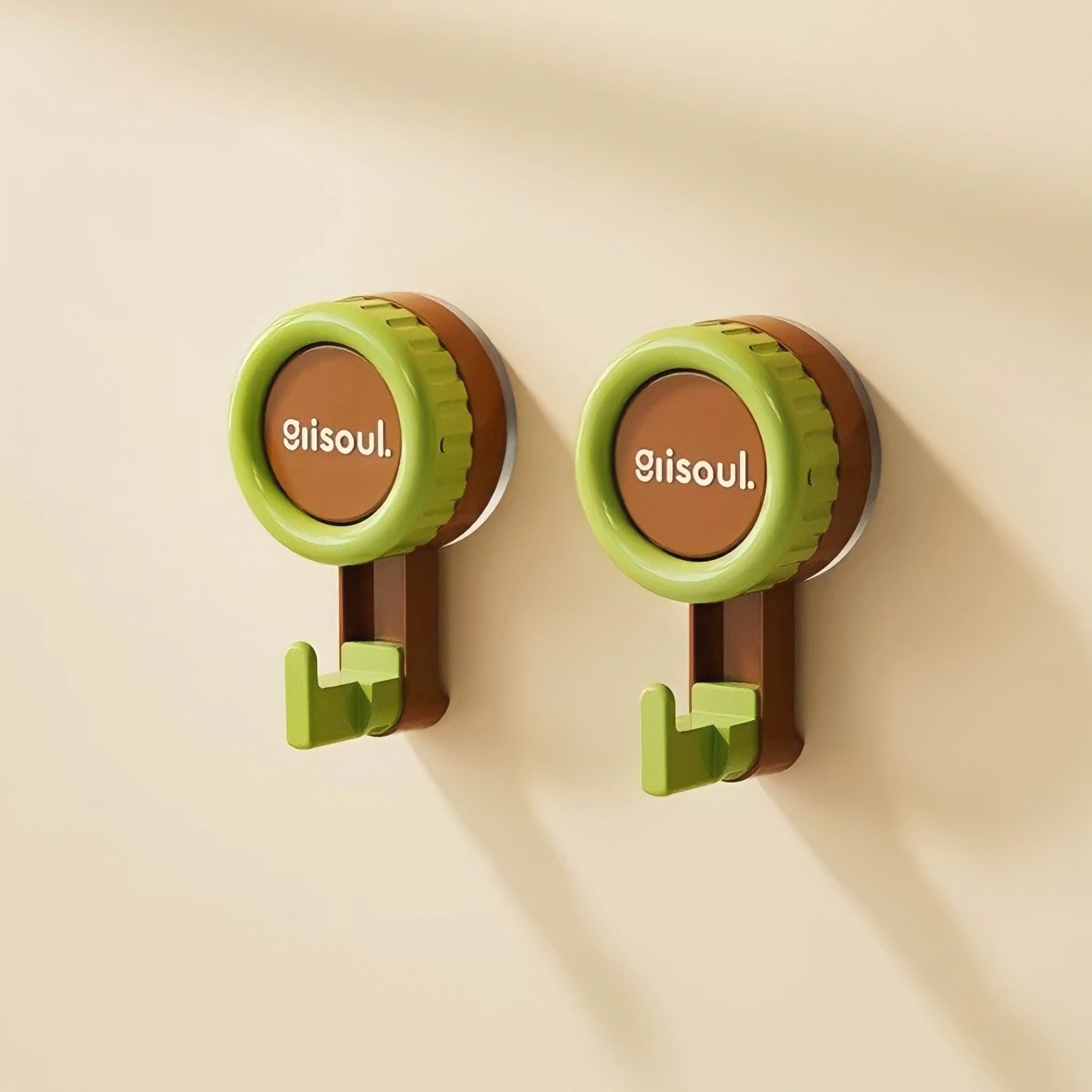 Combination color suction cup hook