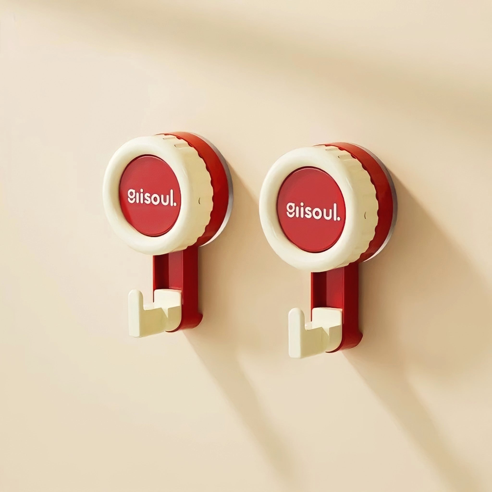 Combination color suction cup hook