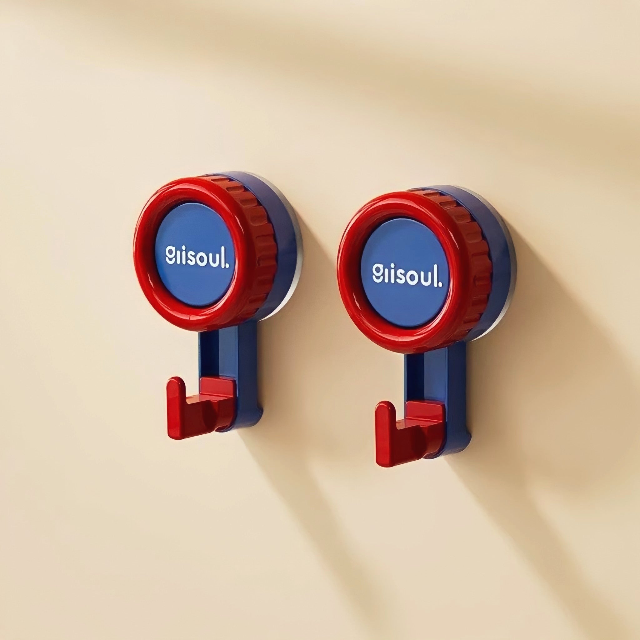 Combination color suction cup hook