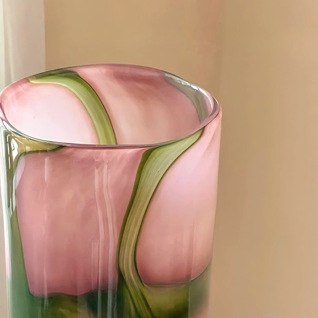 オーロラガラスフラワーベース