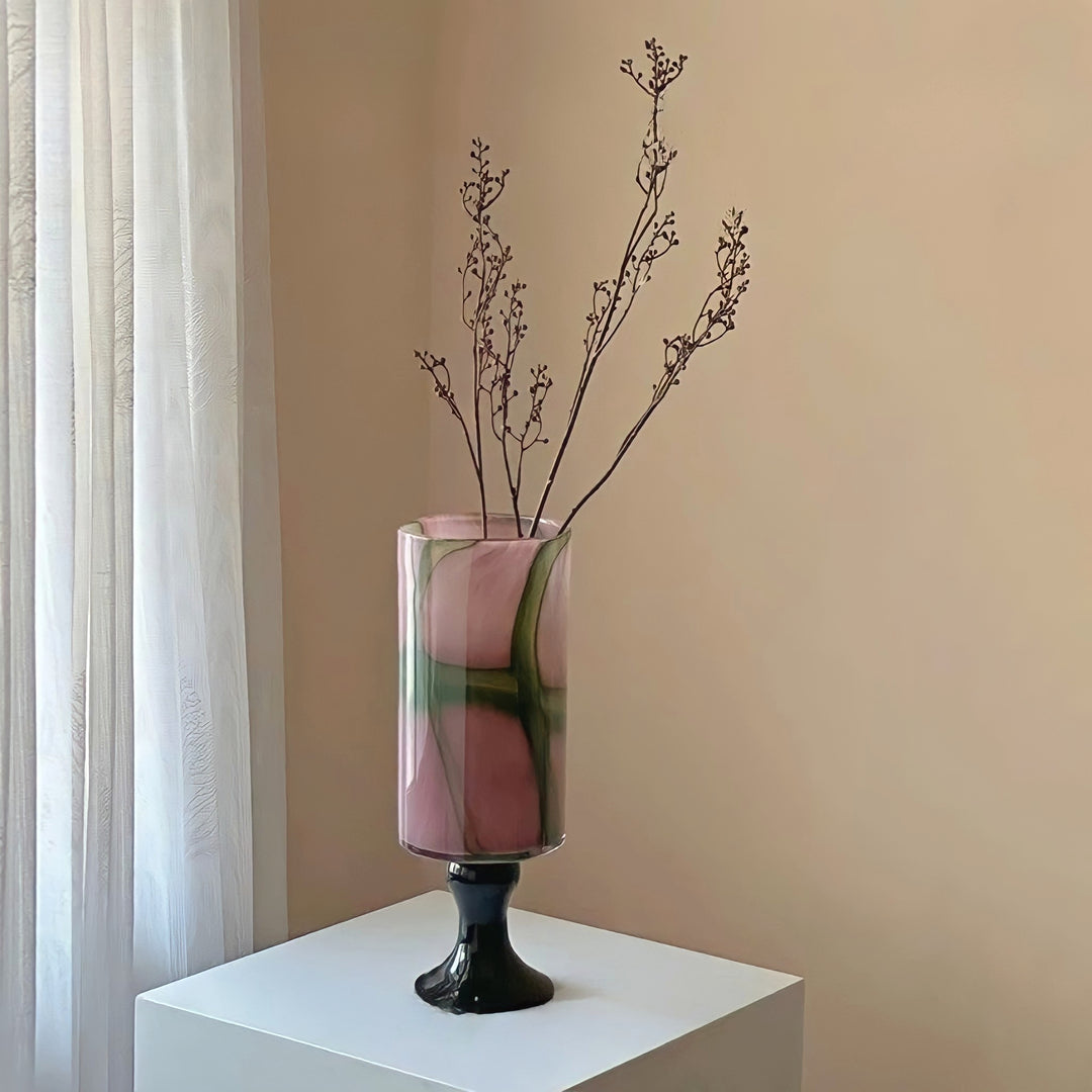 オーロラガラスフラワーベース