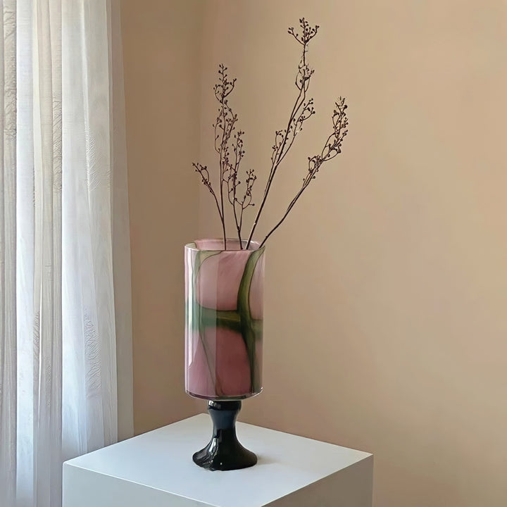 オーロラガラスフラワーベース