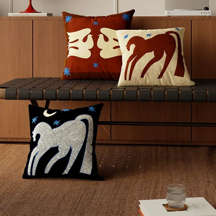 フォークロアアニマルクッション