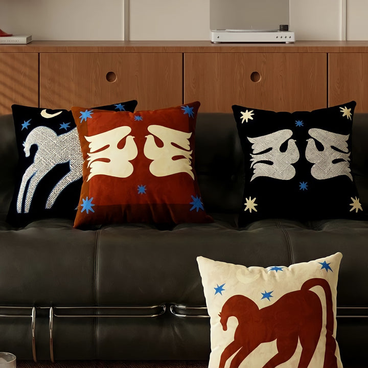 フォークロアアニマルクッション